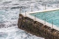 The Bondi Icebergs swimming pool at Bondi Beach, Sydney Australia Royalty Free Stock Photo