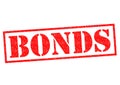 BONDS Rubber Stamp Royalty Free Stock Photo