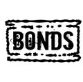 BONDS sign on white background