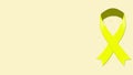 Bone Cancer Sarcoma Osteosarcoma Bladder Awareness Yellow Ribbon 4K Animated Background