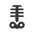Bone and hipbone, healthcare and medical related solid icon Royalty Free Stock Photo