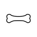 Bone icon flat vector template design trendy Royalty Free Stock Photo