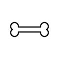 Bone icon flat vector template design trendy Royalty Free Stock Photo