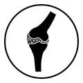 Bone joint degeneration icon