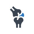 Bone joint icon