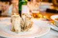 Bone marrow dish Royalty Free Stock Photo