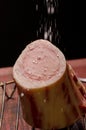 Bone with raw marrow Royalty Free Stock Photo