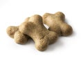 Bone shaped dog biscuit