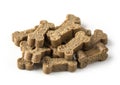 Bone shaped dog snack for training