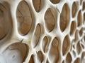 Bone spongy structure close-up, texture of bone, osteoporosis concept