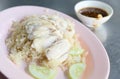 Boned, sliced Hainan-style chicken