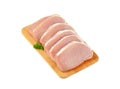 Boneless pork loin chops Royalty Free Stock Photo