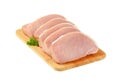 Boneless pork loin chops Royalty Free Stock Photo