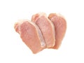 Boneless pork loin chops Royalty Free Stock Photo