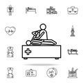 bonesetter icon. Hospital icons universal set for web and mobile