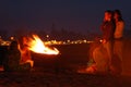 Bonfire at the beach