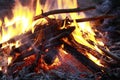 Bonfire camping fire