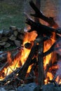 Bonfire at Dusk