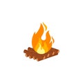 Bonfire icon vector illustration design