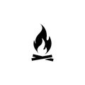 bonfire  icon Royalty Free Stock Photo