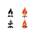 bonfire  icon Royalty Free Stock Photo