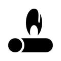 Bonfire Icon Vector Symbol Design Illustration Royalty Free Stock Photo