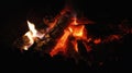 A bonfire is a large but controlled outdoor fire, used either for informal disposal of burnable waste material or as part of a