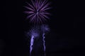 Bonfire Night fireworks displays in London Royalty Free Stock Photo