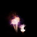 Bonfire Night fireworks displays in London Royalty Free Stock Photo