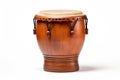 Bongo drum isolated on white background. Traditional percussion musical instrument of Afro-Cuban and Latin American Royalty Free Stock Photo