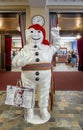 Bonhomme Carvaval Quebec city Royalty Free Stock Photo