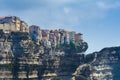 Bonifacio city seen from the sea, Corsica