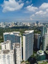 Bonifacio Global City, Taguig, Metro Manila - Fort Bonifacio skyline, with Makati cityscape at the upper left of photo