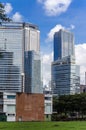 Bonifacio Global City, Taguig, Metro Manila - Modern cityscape filled with glassy and modern skyscrapers.