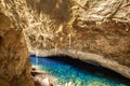Bonito gruta do lago azul