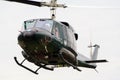 BONN, GERMANY - MAY 22, 2005: German Border patrol Eurocopter Bell 212 Huey helicopter taking off from Bonn-Hangelar airport