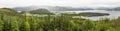 Bonne Bay and Norris Point Panorama Royalty Free Stock Photo