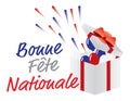 Bonne Fte Nationale Happy national day France bastille day greeting