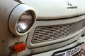 Bonnet detail on Trabant Car at Memento Park Budapest Hungary Royalty Free Stock Photo