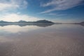 Bonneville Salt Flats International Speedway Royalty Free Stock Photo