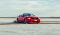 BONNEVILLE ,UTAH, USA JUNE 4, 2015: Photo of a Ford Mustang Con