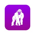 Bonobo icon digital purple