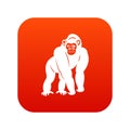 Bonobo icon digital red