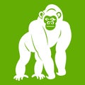 Bonobo icon green