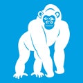 Bonobo icon white