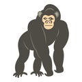 Bonobo monkey icon isolated