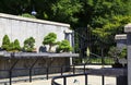 Bonsai Garden Trees at North Carolina Garden Asheville Royalty Free Stock Photo