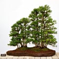 Bonsai pine trees Royalty Free Stock Photo