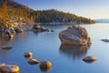 Bonsai Rock Afternoon Light Royalty Free Stock Photo