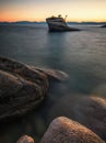Bonsai Rock, Lake Tahoe Royalty Free Stock Photo